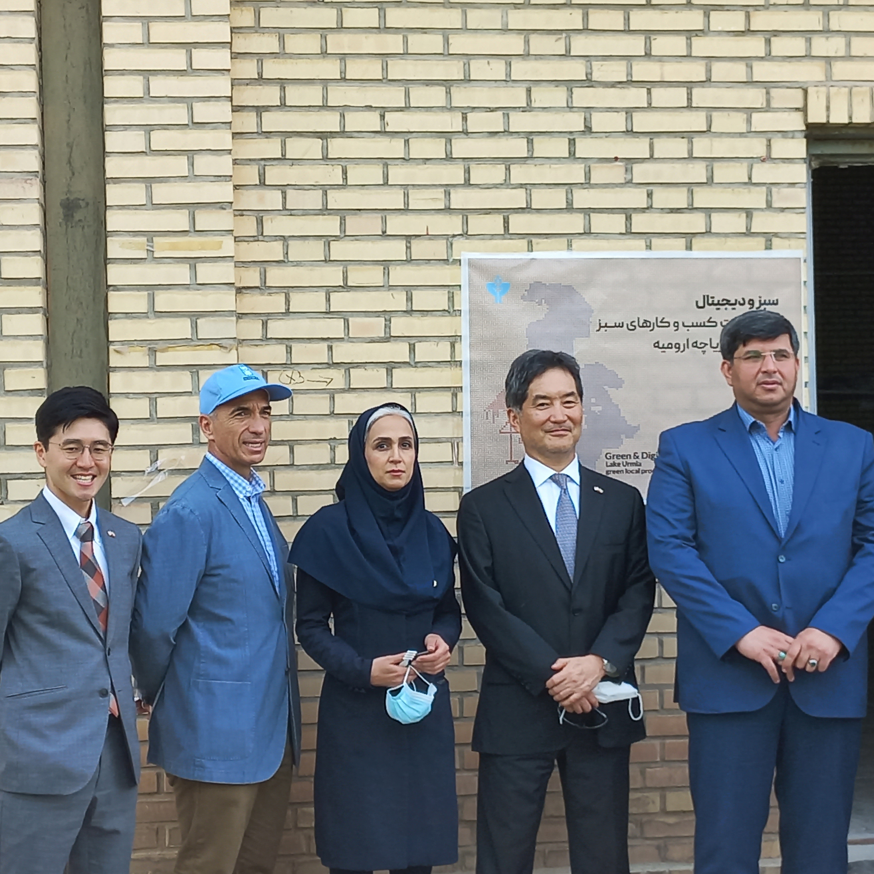 بازدید سفیر ژاپن و نماینده مقیم برنامه توسعه ملل متحد از دستاوردهای پروژه احیای دریاچه ارومیه 
